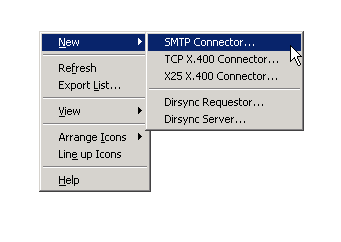 Create SMTP connector
